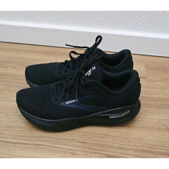 Brooks Adrenaline GTS 24 Black Running Shoes Sneakers Womens Size 8 Medium - Picture 13 of 14